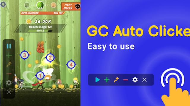 【オートクリッカー】ゲームのタップ連打を自動化するアプリ